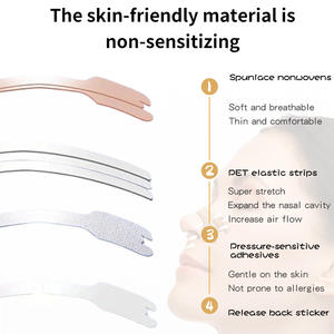 Bandes nasales <span class=keywords><strong>anti</strong></span>-ronflement en coton <span class=keywords><strong>Patch</strong></span> de ventilation nasale rond à base de plantes pour la respiration et le soulagement de la congestion Fourniture de soins de santé - Product Image 3