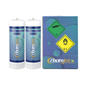 Creamjet Custom Wholesale 2pack/box Whipped <b>Cream</b> Gas Tank Dessert Tools N2/CO2 Gas Cylinder - Product Image 1