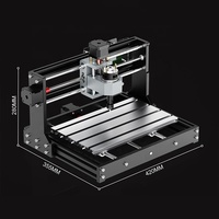 Machine de gravure CNC TTC3018 avec module WiFi intégré pour le bois, l'acrylique, le PVC, le plastique, les circuits imprimés, la découpe artisanale DIY