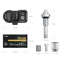Herramienta de Sistema de Monitoreo Programable Universal XTOOL TS100 PRO de 315/433 MHz, Sensor de Presión de Neumáticos