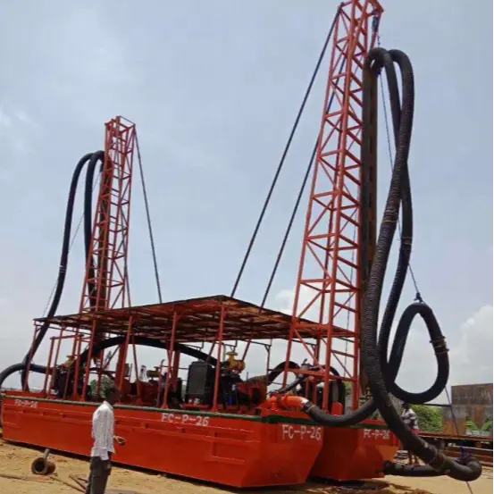 Hot sale sand pump dredging machinery/jet suction sand dregder used in Nigeria