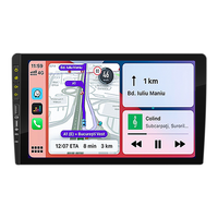 Écran tactile double DIN universel avec GPS, CarPlay sans fil et Android Auto, autoradio 2 DIN, lecteur multimédia universel pour voiture