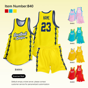 Conjunto de Uniforme de Baloncesto Personalizado con Estampado Sublimado, Diseño Verde Amarillo Relámpago, Unisex, Secado Rápido, para Adultos - Product Image 4