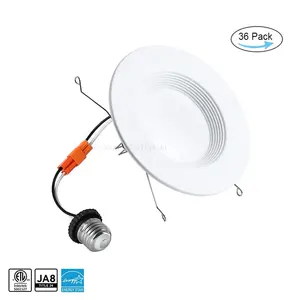 Simple Retrofit Installation 5 6 Inch 12W 1050LM Led Recessed Can Light E27 Base Screw In