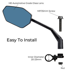 ZOYOSPORTS Specchietto per <span class=keywords><strong>Bicicletta</strong></span> 360 °   Specchietto Retrovisore Rotante a Ampio Angolo per Bici da Strada e MTB, Accessori per Ciclismo Estivo - Product Image 5