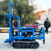 Foreuse de forage de puits de 150 m conforme à la norme EPA, machine de forage de roche diesel portable pour le forage de puits d'eau, alimentée électriquement pour l'utilisation agricole