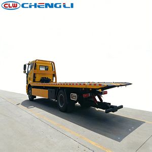 Camion de dépannage semi-remorque Foton 15 tonnes, entre-essieux 5800 mm, plateau en fer, véhicule de récupération jaune pour le sauvetage en cas de panne routière - Product Image 5