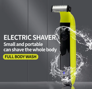 El más nuevo diseño de afeitadora de pelo para hombres recargable USB <span class=keywords><strong>barba</strong></span> maquinilla de afeitar impermeable hogar suave moda seco húmedo Dual para uso masculino - Product Image 4