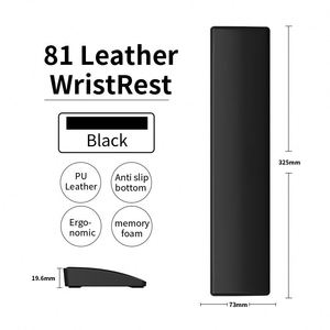 75% Configuration <b>Keyboard</b>, Hand Support, Wrist Pad, Mouse Pad, Palm Rest, Leather Waterproof, Soft and Comfortable, 104 <b>Keys</b> - Product Image 3