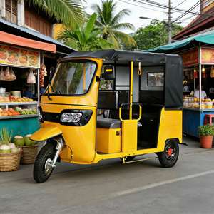 Triciclo Eléctrico de Pasajeros, <span class=keywords><strong>E</strong></span> Rickshaw, Tuk Tuk, 6 Plazas, 3 Ruedas, Motorizado, de Carga, 1000W, Ecológico, 72V, Certificado - Product Image 3