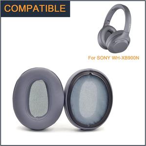 Coussinets d'oreille WH-XB900N de remplacement coussinets d'oreille en cuir protéiné et coussinets en mousse à mémoire de forme coussinets d'oreille pour Compatible avec <span class=keywords><strong>Sony</strong></span> WH-XB900N WH XB <span class=keywords><strong>900</strong></span> - Product Image 2