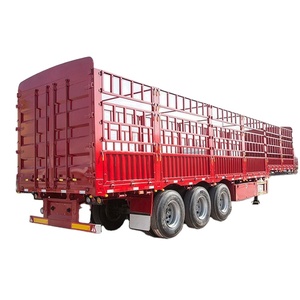 Fabricación 2025 Nuevo 3Axl 13m Semirremolque de cerca Valla de transporte de animales Semirremolque Bolsas de transporte Remolques de camiones Exportados Ghana - Product Image 1