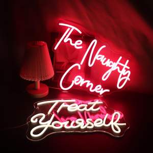 Letrero de Neón Personalizado con la Frase 'The Naughty Corner', Decoración de Pared LED para el Hogar, Habitación Infantil, Sala de Juegos, Dormitorio, Decoración para Fiestas - Product Image 6