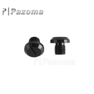 Agujero de espejo retrovisor para motocicleta, tapa de tapón, Tornillos, pernos, rosca para Yamaha MT07, trazador de motocicleta, <span class=keywords><strong>CB1000R</strong></span>, 1, 2 unidades - Product Image 3