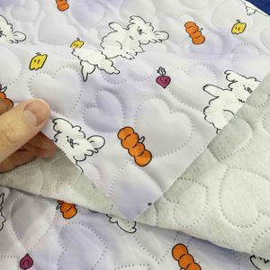 Mochila escolar impermeable tela precio de fábrica diseño de punto compuesto de sarga acolchado ultrasónico con patrón impreso para niños niñas - Product Image 2