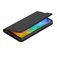 Étui à rabat léger de luxe antichoc en PU+TPU avec support magnétique et emplacements pour cartes pour 13/14 Pro Max