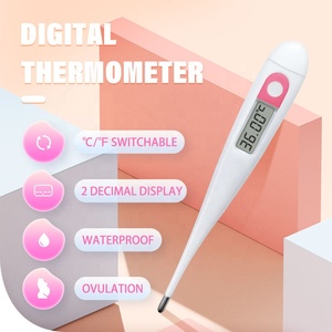Sonda de termómetro digital para bebés Termómetro electrónico sin mercurio para ayudar a dibujar y hoja de fecha de ovulación - Product Image 2