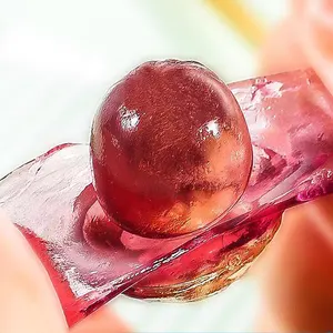 Lila Trauben-Süßigkeiten Peeling-Gummi-Süßigkeiten