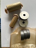 Transductor de soldadura personalizado de elemento piezoeléctrico, material PZT, anillo piezoeléctrico de cerámica piezoeléctrico para transductor de 20K