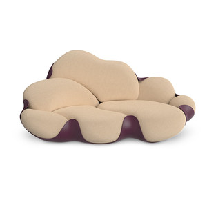 Sofá Nube con Borde Ondulado Creativo |   Sofá Curvo Moderno de Lujo |   Muebles Únicos para Salón - Product Image 6