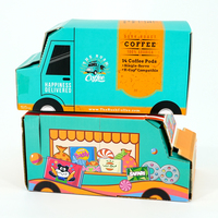 Boîte d'emballage en carton ondulé créative, emballage de produit imprimé sur mesure, emballage cadeau, emballage de jouets, boîte de promotion de marque