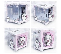 Boîtier d'ordinateur en métal personnalisé Chiikawa DIY de type Mid Tower avec prise en charge MicroATX, ports avant IEEE 1394/USB, fenêtre latérale