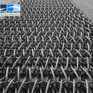 Op Maat Gemaakte Roestvrijstalen Transportband Metalen Spiraal Balans Geweven Gaasband Food Grade Kettingschakel Mesh Band Scherm Net - Product Image 1