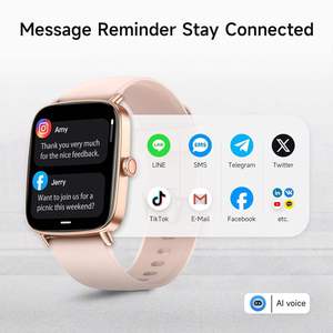 <span class=keywords><strong>Reloj</strong></span> Inteligente IDW28 <span class=keywords><strong>para</strong></span> <span class=keywords><strong>Mujer</strong></span>, Pantalla AMOLED HD de 1.85'', Control por Voz Alexa, Compatible con <span class=keywords><strong>iPhone</strong></span>/Android, Responder/Hacer Llamadas, +100 Deportes - Product Image 5