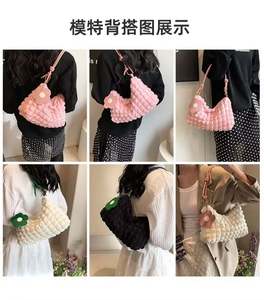 I-0588 Nueva Colección de Bolsos de Hombro para Mujer, Bolsos Casuales de Mano, Bolsos de Moda, Bolsos Tote de Color Sólido - Product Image 6