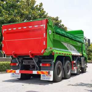 Few J6L truk tugas berat 350 Hp 8x4 truk sampah untuk Transportasi Konstruksi - Product Image 3