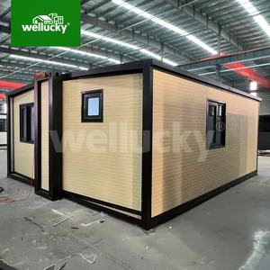 Pequeña Casa Contenedor Plegable <span class=keywords><strong>de</strong></span> 20 Pies con Certificación CE, Instalación Rápida, Ahorro <span class=keywords><strong>de</strong></span> Espacio, Edificio Modular Prefabricado para Oficina o Dormitorio - Product Image 2