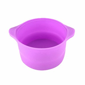 Olla de cera de silicona al por mayor de fábrica, revestimiento de silicona reemplazable de 500ml, apto para microondas para calentador de granos de cera, antiadherente reutilizable - Product Image 2