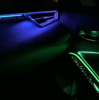 Kit d'éclairage d'ambiance LED coloré pour l'intérieur de la voiture, 64 couleurs, 12V, pour Toyota COROLLA CROSS 2020-2025