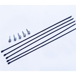 Lot de 5 tubes d'antenne universels de bonne qualité pour bateaux <span class=keywords><strong>RC</strong></span> avec base d'antenne pour l'assemblage d'antennes de modèles de bateaux et de voitures <span class=keywords><strong>RC</strong></span> - Product Image 1