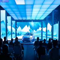 Écran LED P3.91 P4.81 500 x 500 mm, haute luminosité, panneau HD pour location événementielle, scène, église