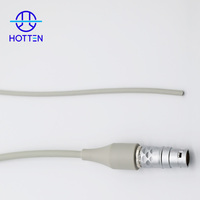 Hotten kabel koaksial mikro, kawat luar silikon 4C untuk Probe Ultrasound