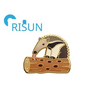 Fabricación de Broches de Esmalte Personalizados con Forma de Echidna <span class=keywords><strong>Gigante</strong></span> y Bebé, Joyería de Animales - Product Image 4