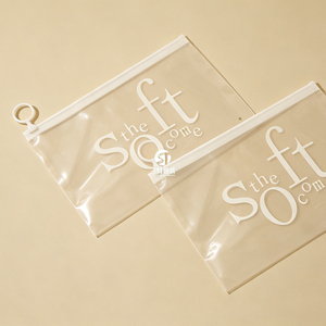 Custom Printed Clear PE Zipper Bags | Slider Recyclable Packaging for Clothing Underwear Shirts - Product Image 6