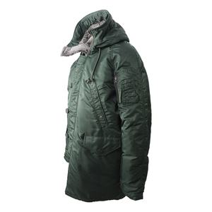 <span class=keywords><strong>Parka</strong></span> cálida con capucha para <span class=keywords><strong>hombre</strong></span>, abrigo largo de invierno, estilo <span class=keywords><strong>militar</strong></span>, a prueba de viento - Product Image 2