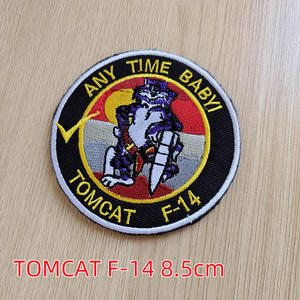 Parches Tácticos Bordados de la Marina de los Estados Unidos, Tomcat F-14 Fighting 31, con Gancho y Bucle - Product Image 6