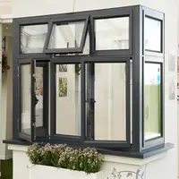 Glas Aluminium Fenster und Aluminium rahmen Schiebetüren Preisliste pro m2 Quadratmeter billig in China