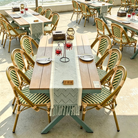 Chaise de jardin empilable de haute qualité pour salle de sport, café extérieur, terrasse, confortable, en rotin, imperméable, moderne
