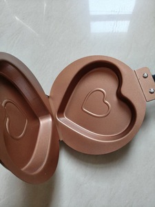 Sartén para Panqueques <span class=keywords><strong>de</strong></span> Doble Cara en Forma <span class=keywords><strong>de</strong></span> Corazón, Plegable, Antiadherente, para Hacer Panqueques - Product Image 3