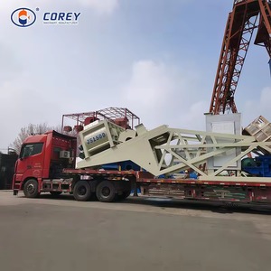Planta Mezcladora de Concreto Móvil Pequeña Corey YHZM2000 con Control Automático y Mezcladora JS1500 para Proyectos de Construcción - Product Image 3