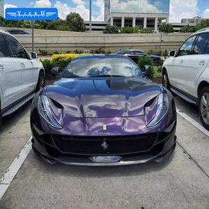 ชุดแต่งคาร์บอนไฟเบอร์แบบเปียก NT คุณภาพสูงสำหรับ <span class=keywords><strong>Ferrari</strong></span> <span class=keywords><strong>812</strong></span> ปี 2017-2020 รุ่นอัพเกรด ประกอบด้วยลิ้นหน้า ดิฟฟิวเซอร์หลัง สเกิร์ตข้าง และสปอยเลอร์ - Product Image 2
