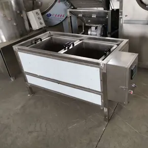 Máquina semiautomática de producción de patatas fritas a pequeña escala, máquina para hacer chips de línea de productos