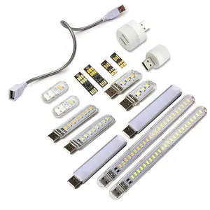 ポータブルLED照明USBナイトライトルームの装飾ミニテーブルデスクランプ懐中電灯パワーバンクラップトップキャンプ読書照明