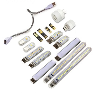 Illuminazione a Led portatile USB Night Light Room Decor Mini Table Desk Lamp torcia elettrica per Power Bank Laptop Camping Reading Lighting - Product Image 1