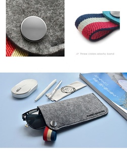 Estuche para <span class=keywords><strong>Gafas</strong></span> <span class=keywords><strong>de</strong></span> Sol <span class=keywords><strong>de</strong></span> Fieltro Suave con Logotipo Personalizado, Diseño Original, Funda Protectora para Lentes <span class=keywords><strong>de</strong></span> Sol - Product Image 6