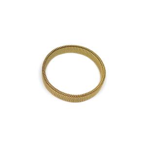 3l6L Stainless Steel Waterproof Elastic Mesh Strap Bangle 18K Gold Plated Couple Wrist Strap Jewelry Accessories - Product Image 6